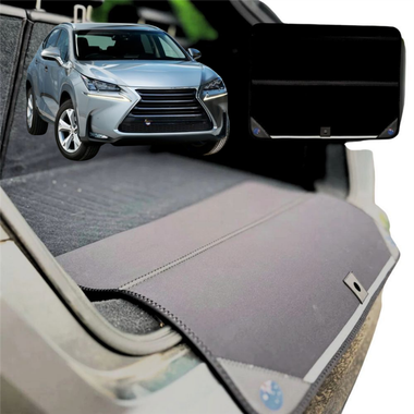 Rear Cargo Boot Bumper Protector for Lexus NX 2014 - 2021 (10R, 15R) - XL (98 x 55) - Black