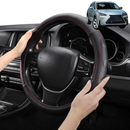 Steering Wheel Cover Pro Extra Layer for Lexus NX 2014-2021 (10R, 15R) - Breathable & Anti-Slip - Circle 38 cm-1