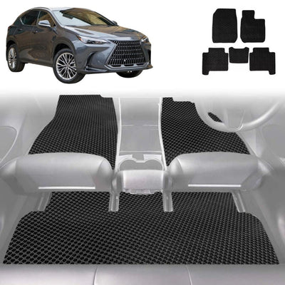 6D Diamond Car Floor Mats for Lexus NX 2022 - Current - Custom-Fit Carpet Liner