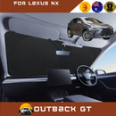 Front Windscreen Sun Shade for Lexus NX 2022 - Current - Standard 150 x 85 cm - Black-1