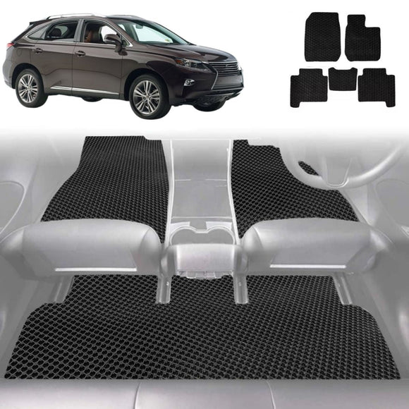 6D Diamond Car Floor Mats for Lexus RX 2015 - 2022 (20R, 25R, 26R) - Custom-Fit Carpet Liner