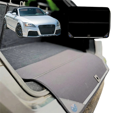 Rear Cargo Boot Bumper Protector for Audi TT TTS TTRS 2006 - 2014 (8J) - Standard (72 x 55) - Black