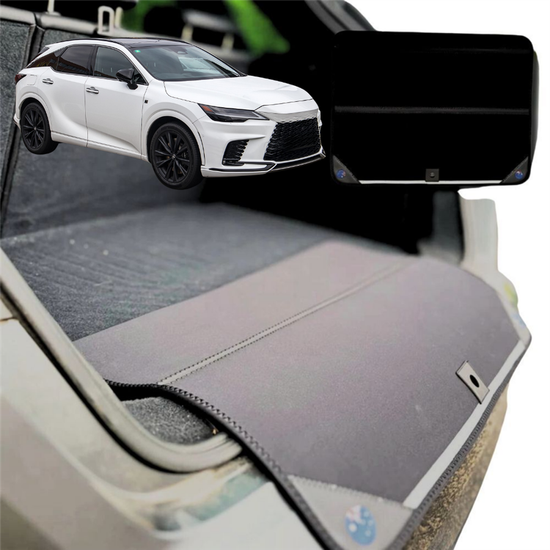 Rear Cargo Boot Bumper Protector for Lexus RX 2023 - Current (AGL10R) - XL (98 x 55) - Black