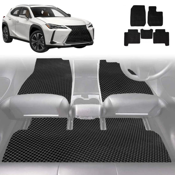 6D Diamond Car Floor Mats for Lexus UX 2021 - Current 10R, 15R - Custom-Fit Carpet Liner