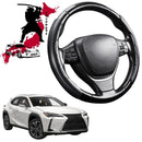 Black Samurai Segmented Steering Wheel Cover for Lexus UX 2021 - Current 10R, 15R-1