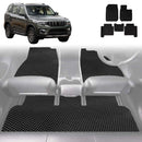 6D Diamond Car Floor Mats for Mahindra Scorpio 2022 - Current (Z101) - Custom-Fit Carpet Liner-1