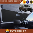 Front Windscreen Sun Shade for Mahindra Scorpio 2022 - Current (Z101) - Standard 150 x 85 cm - Black-1