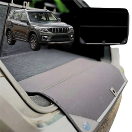 Rear Cargo Boot Bumper Protector for Mahindra Scorpio 2022 - Current (Z101) - XL (98 x 55) - Black