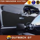 Front Windscreen Sun Shade for Mahindra XUV700 2021 - Current - Standard 150 x 85 cm - Black-1