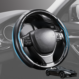 Segmented Steering Wheel Cover for Maserati GranCabrio 2010 - 2019 - Universal Size