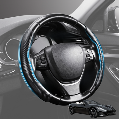 Segmented Steering Wheel Cover for Maserati GranCabrio 2010 - 2019 - Universal Size