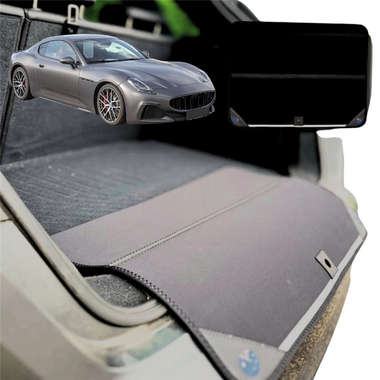 Rear Cargo Boot Bumper Protector for Maserati GranTurismo 2007 - 2019 - Standard (72 x 55) - Black