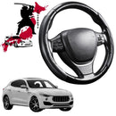 Black Samurai Segmented Steering Wheel Cover for Maserati Levante 2017 - Current-1