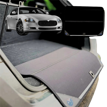 Rear Cargo Boot Bumper Protector for Maserati Quattroporte 2013 - Current - Standard (72 x 55) - Black