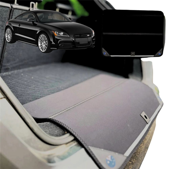 Rear Cargo Boot Bumper Protector for Audi TT TTS TTRS 2014 - Current (Coupe) - Standard (72 x 55) - Black