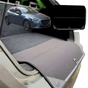 Rear Cargo Boot Bumper Protector for Mazda 2 2014 - Current DL, DJ - Standard (72 x 55) - Black