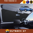 Front Windscreen Sun Shade for Mazda 3 2004 - 2009 BK - Standard 150 x 85 cm - Black-1