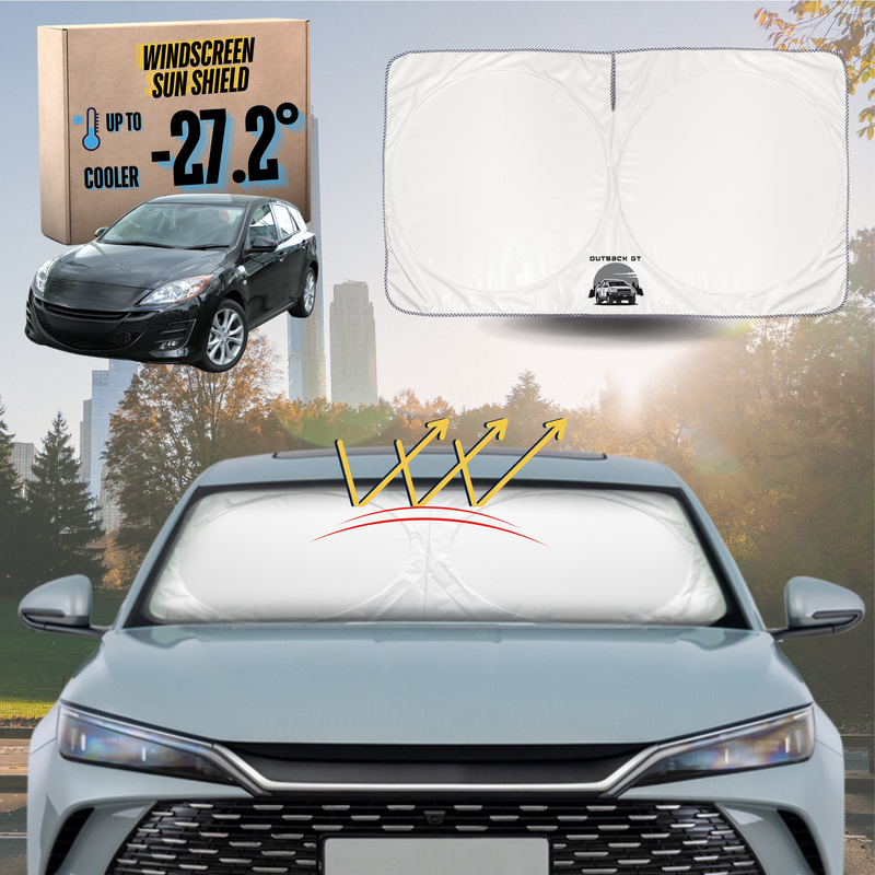 Front Windscreen Sun Shade for Mazda 3 2009 - 2013 (BL) - Standard 150 x 85 cm