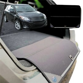 Rear Cargo Boot Bumper Protector for Mazda 3 2009 - 2013 (BL) - Standard (72 x 55) - Black