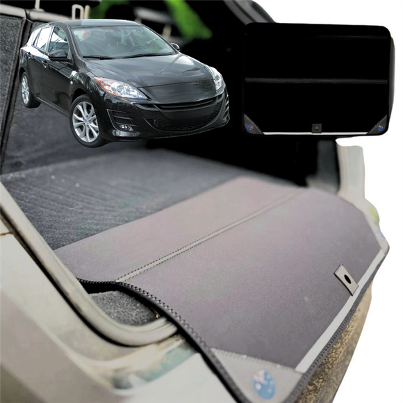 Rear Cargo Boot Bumper Protector for Mazda 3 2009 - 2013 (BL) - Standard (72 x 55) - Black