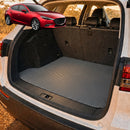 6D Diamond Car Boot Cargo Mat for Mazda 3 2014 - 2018 (BM BN) - Heavy Duty Carpet Liner - All-Weather Resistance - Easy to use - Odorless Material - Black & Grey-14