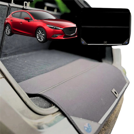 Rear Cargo Boot Bumper Protector for Mazda 3 2014 - 2018 (BM BN) - Standard (72 x 55) - Black