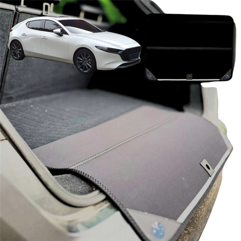 Rear Cargo Boot Bumper Protector for Mazda 3 2019 - Current (BP) - Standard (72 x 55) - Black