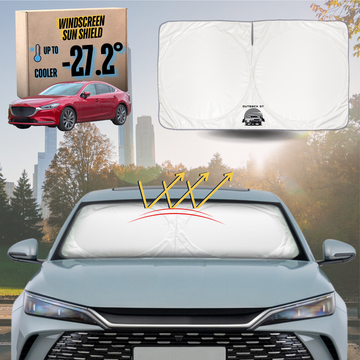 Front Windscreen Sun Shade for Mazda 6 2002 - 2008 GG, GH, GY, GH1 - Standard 150 x 85 cm