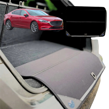 Rear Cargo Boot Bumper Protector for Mazda 6 2002 - 2008 GG, GH, GY, GH1 - Standard (72 x 55) - Black