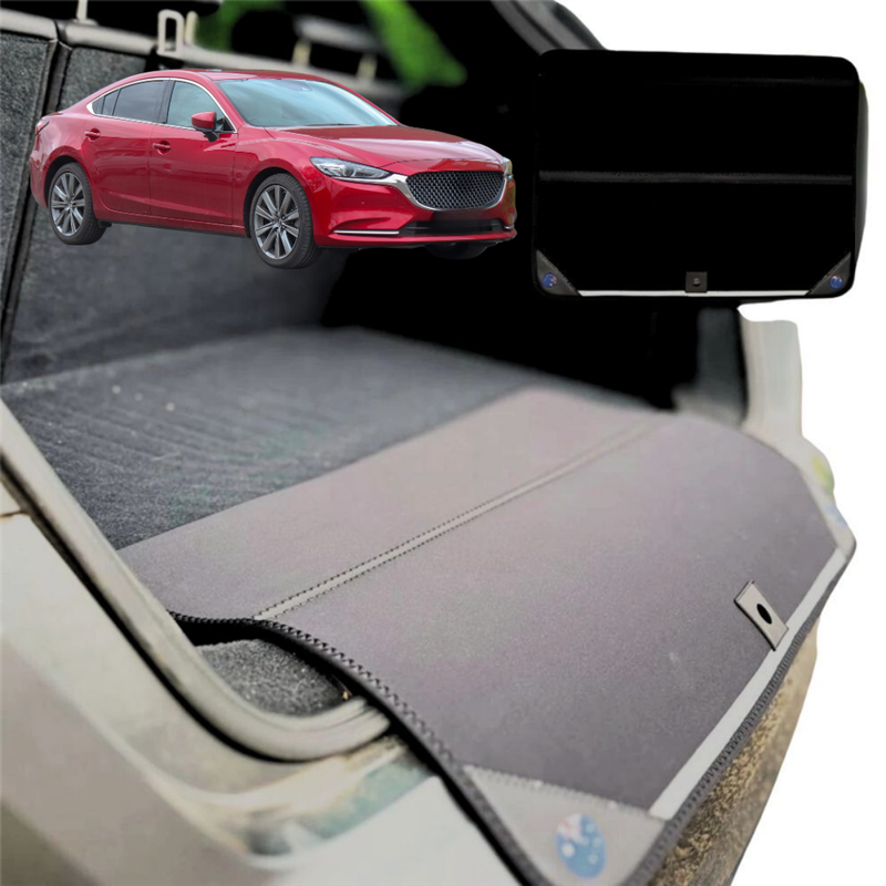 Rear Cargo Boot Bumper Protector for Mazda 6 2002 - 2008 GG, GH, GY, GH1 - Standard (72 x 55) - Black