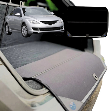 Rear Cargo Boot Bumper Protector for Mazda 6 2008 - 2012 (GH) - Standard (72 x 55) - Black