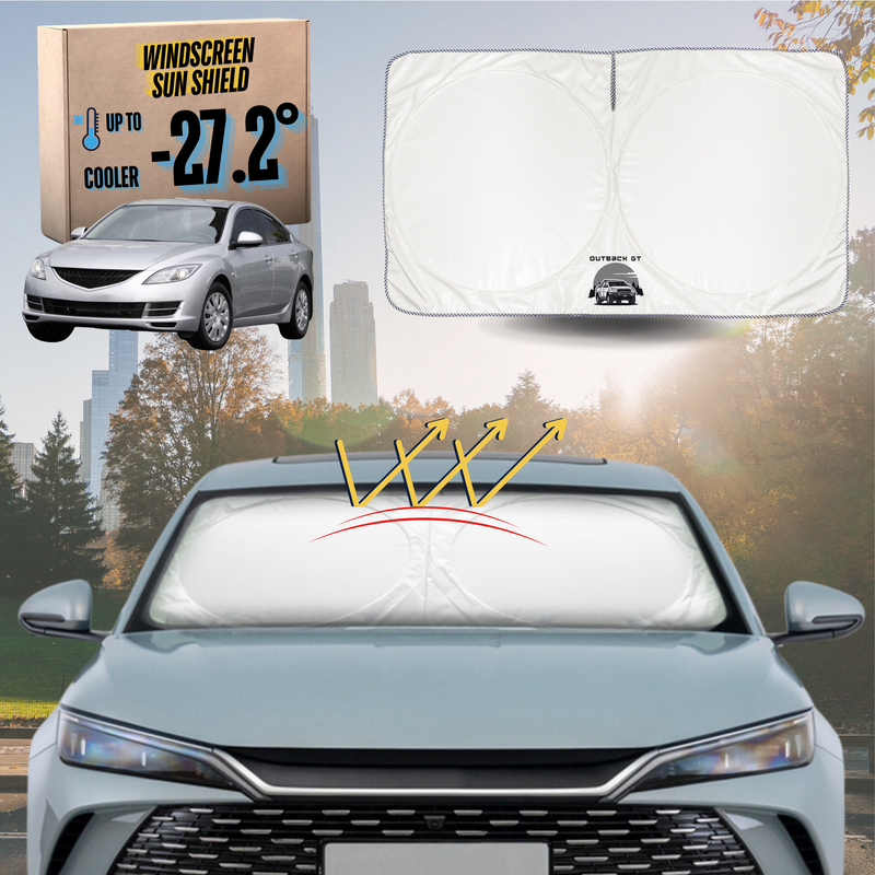 Front Windscreen Sun Shade for Mazda 6 2008 - 2012 (GH) - Standard 150 x 85 cm
