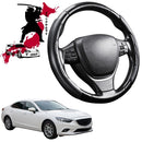 Black Samurai Segmented Steering Wheel Cover for Mazda 6 2013 - Current (GJ)-1