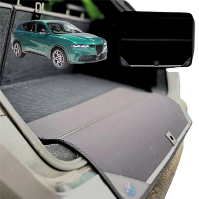 Rear Cargo Boot Bumper Protector for Alfa Romeo Stelvio 2017 - Current (949) - XL (98 x 55) - Black