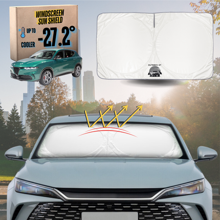 Front Windscreen Sun Shade for Alfa Romeo Tonale 2023 - Current (965) - Standard 150 x 85 cm