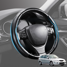 Segmented Steering Wheel Cover for Mazda 323 1998 - 2003 - Universal Size