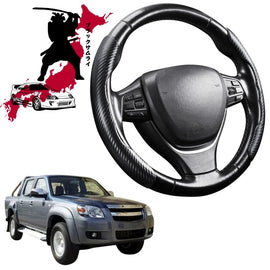 Black Samurai Segmented Steering Wheel Cover for Mazda BT-50 2006 - 2011 (J97M)