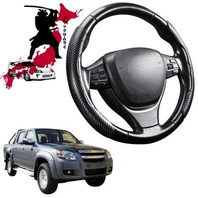 Black Samurai Segmented Steering Wheel Cover for Mazda BT-50 2006 - 2011 (J97M)
