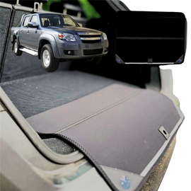 Rear Cargo Boot Bumper Protector for Mazda BT-50 2006 - 2011 (J97M) - Standard (72 x 55) - Black