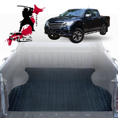 Black Samurai UTE Tub Mat Tray Liner for Mazda BT-50 Dual Cab 2011 - 2020 (UP UR)