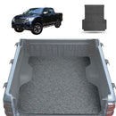 Honeycomb UTE Tub Mat Tray Liner for Mazda BT-50 Dual Cab 2011 - 2020 (UP UR) - Black & Grey-10