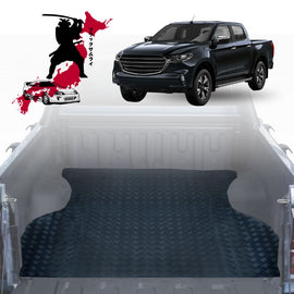 Black Samurai UTE Tub Mat Tray Liner for Mazda BT-50 Dual Cab 2020 - 2024 (TF)