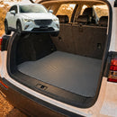 6D Diamond Car Boot Cargo Mat for Mazda CX-3 2015 - Current DK - Heavy Duty Carpet Liner - All-Weather Resistance - Easy to use - Odorless Material - Black & Grey-16