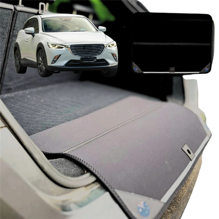 Rear Cargo Boot Bumper Protector for Mazda CX-3 2015 - Current DK - XL (98 x 55) - Black