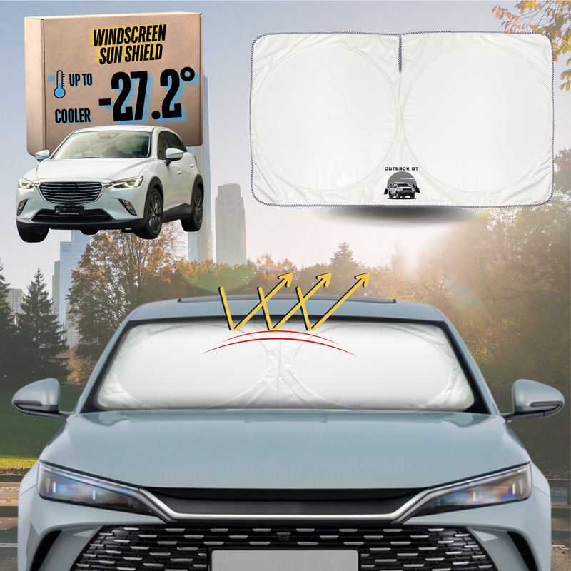 Front Windscreen Sun Shade for Mazda CX-3 2015 - Current DK - Standard 150 x 85 cm