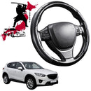 Black Samurai Segmented Steering Wheel Cover for Mazda CX-5 2012 - 2017 (KE)-1