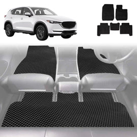 6D Diamond Car Floor Mats for Mazda CX-5 2017 - Current (KF) - Custom-Fit Carpet Liner