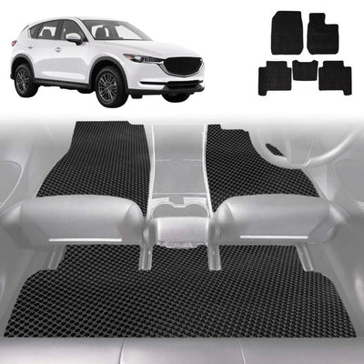 6D Diamond Car Floor Mats for Mazda CX-5 2017 - Current (KF) - Custom-Fit Carpet Liner