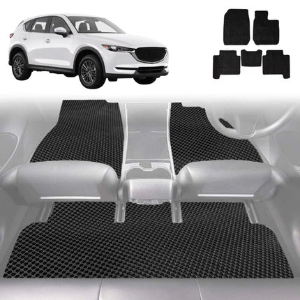 6D Diamond Car Floor Mats for Mazda CX-5 2017 - Current (KF) - Custom-Fit Carpet Liner