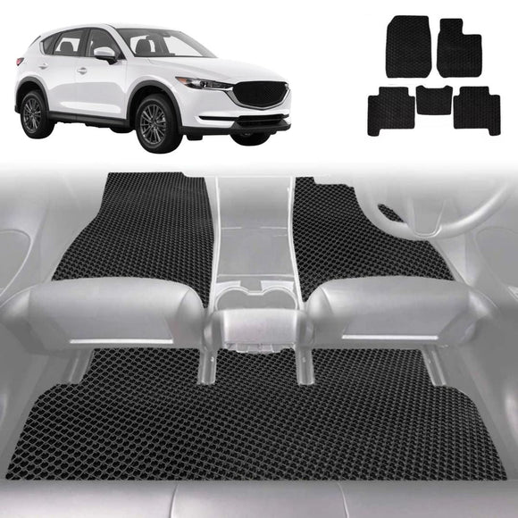 6D Diamond Car Floor Mats for Mazda CX-5 2017 - Current (KF) - Custom-Fit Carpet Liner